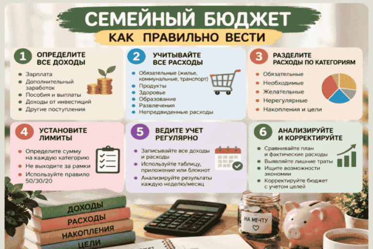 Семейный бюджет – как правильно вести