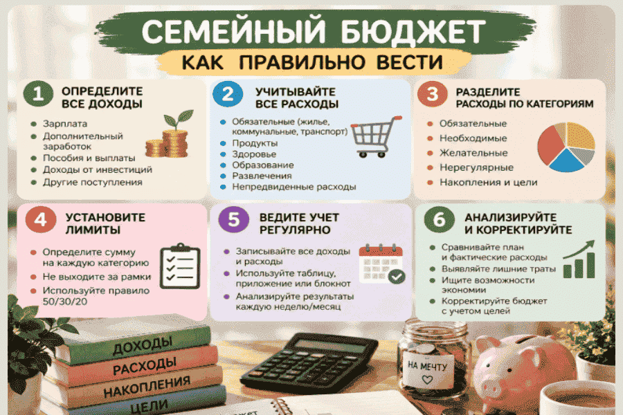 Семейный бюджет – как правильно вести