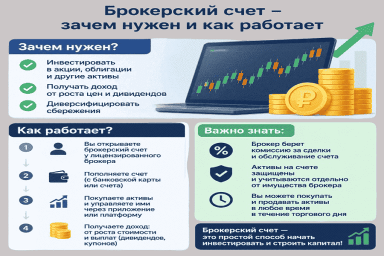 Брокерский счет – зачем нужен