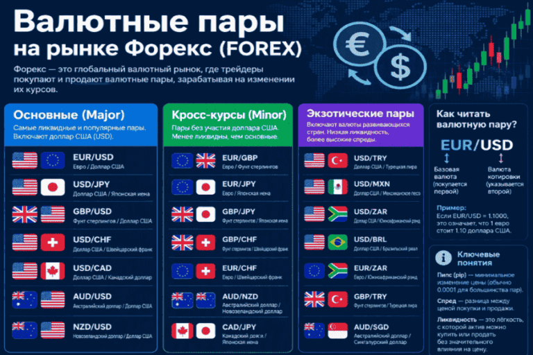 Валютные пары на рынке Форекс