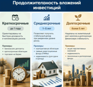 Продолжительность вложений инвестиций